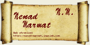 Nenad Marmat vizit kartica
